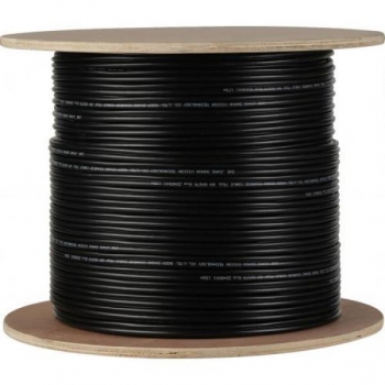 Cable RG59 + DC 200m (black)